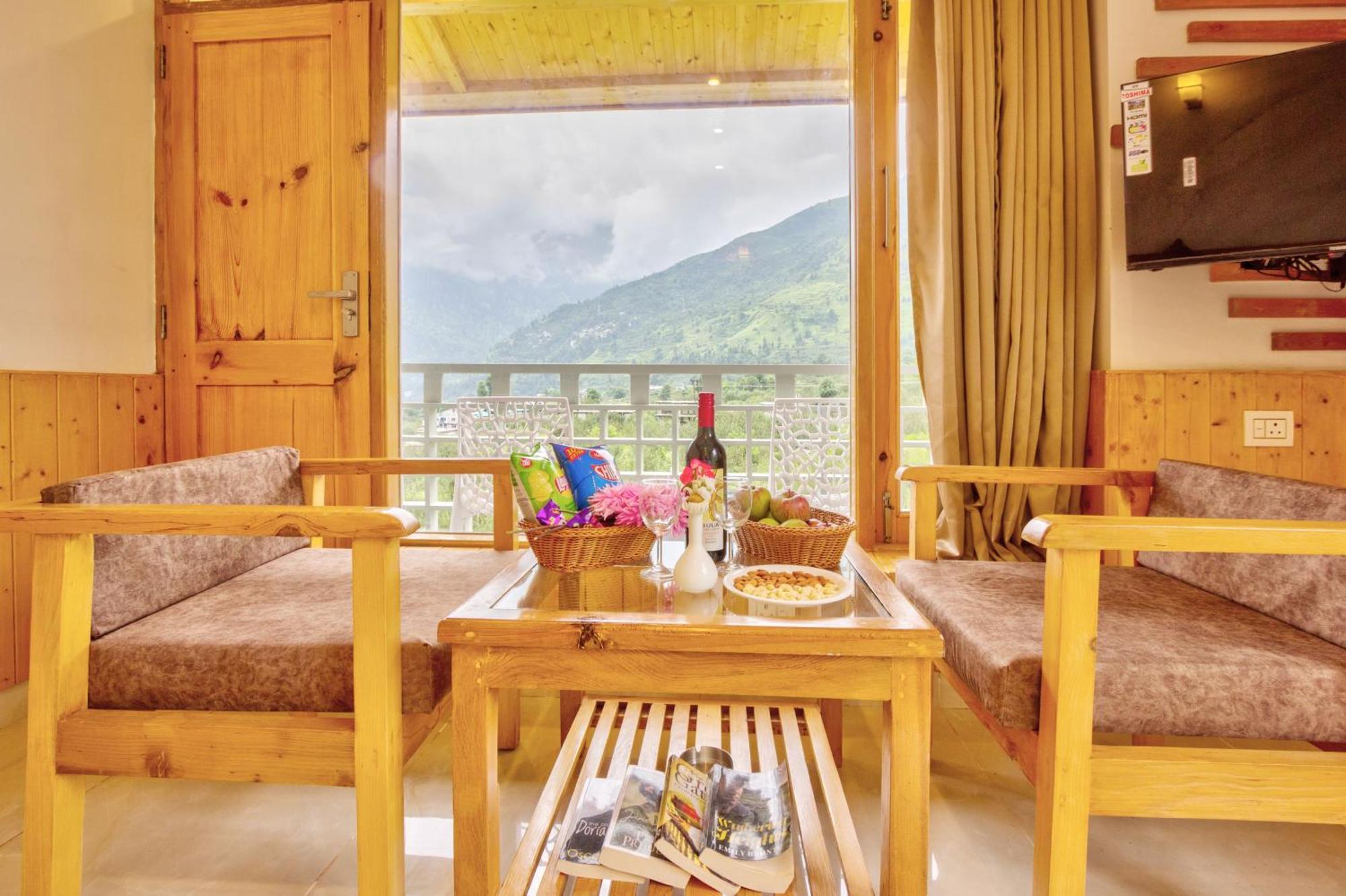 La Aero Resort Home In Snow Mountains Manāli Dış mekan fotoğraf